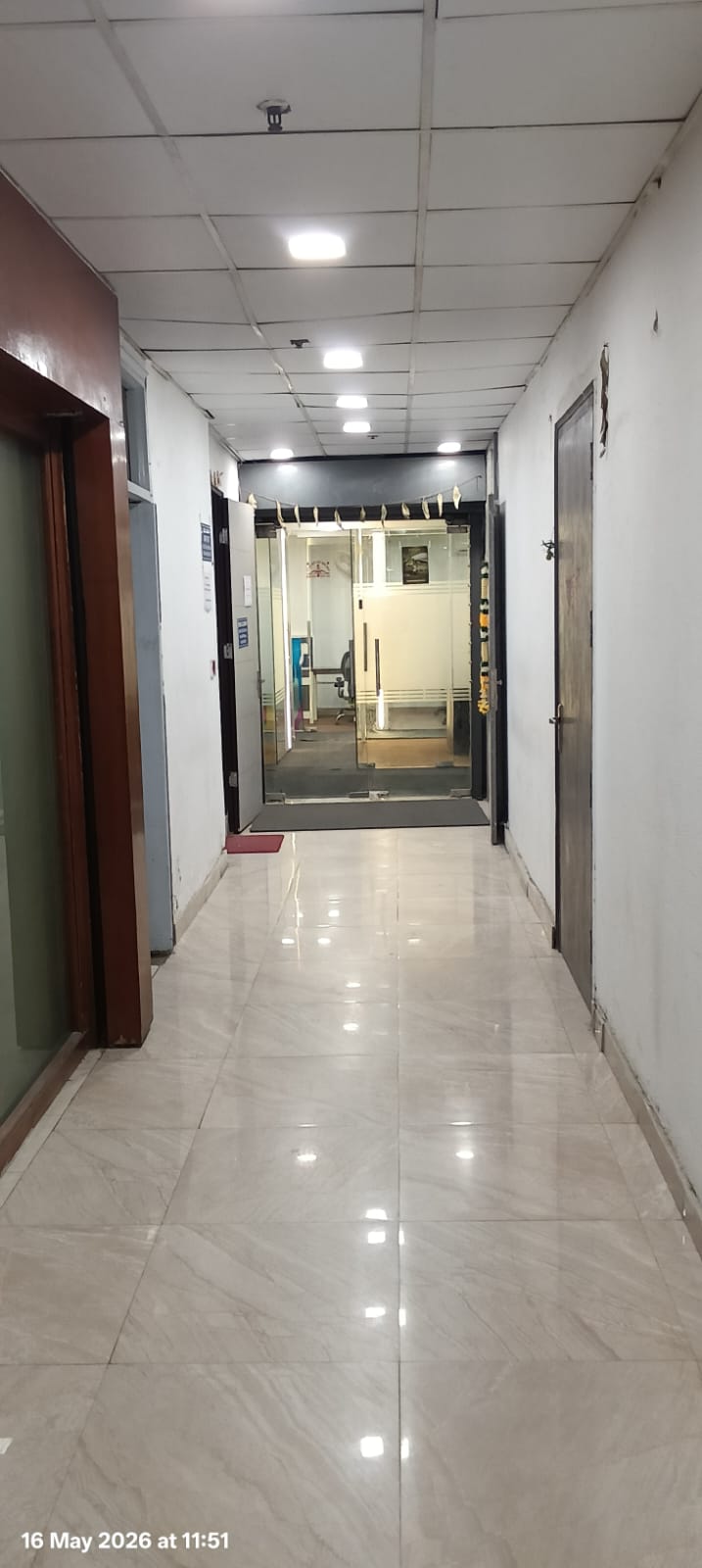 Office entrance corridor